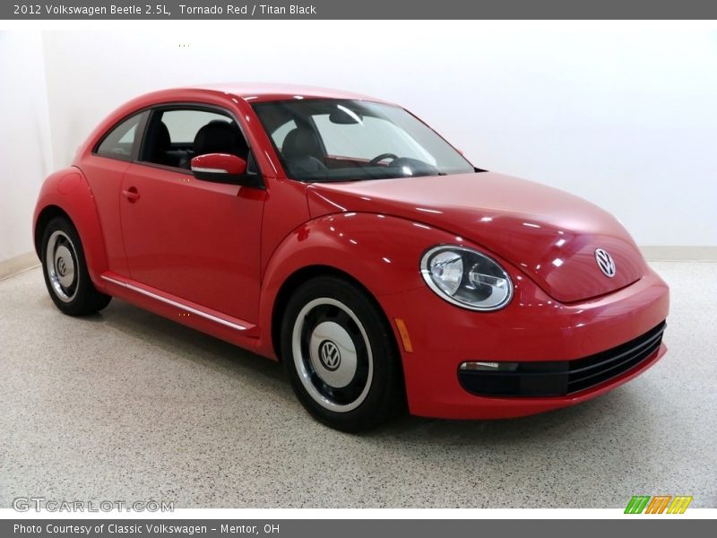 Tornado Red / Titan Black 2012 Volkswagen Beetle 2.5L