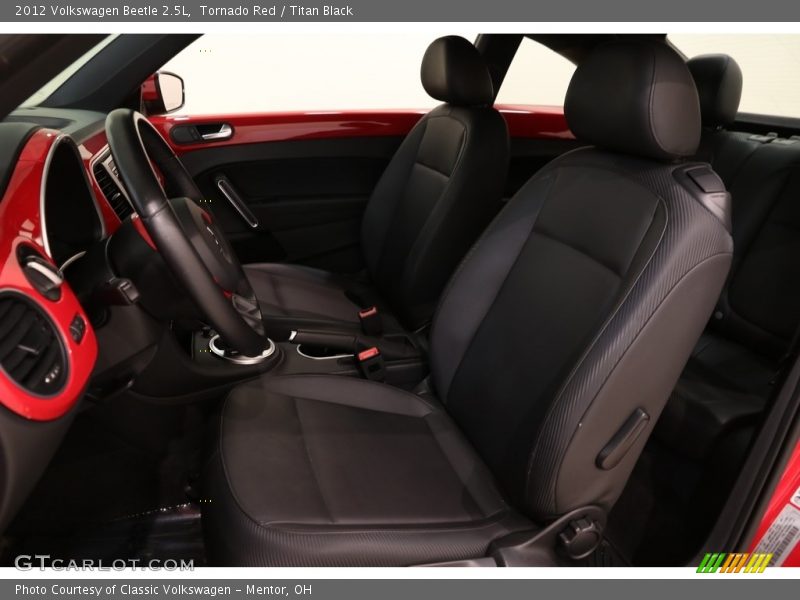 Tornado Red / Titan Black 2012 Volkswagen Beetle 2.5L