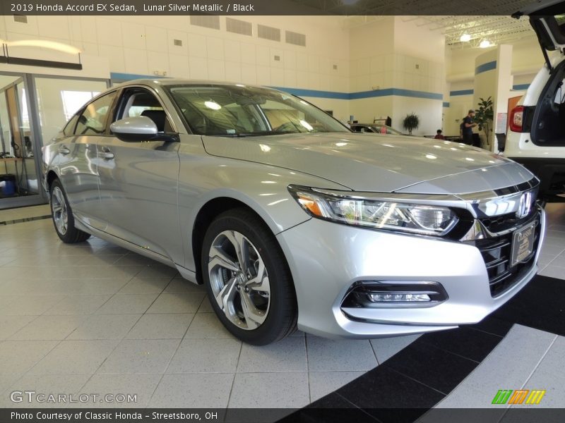 Lunar Silver Metallic / Black 2019 Honda Accord EX Sedan