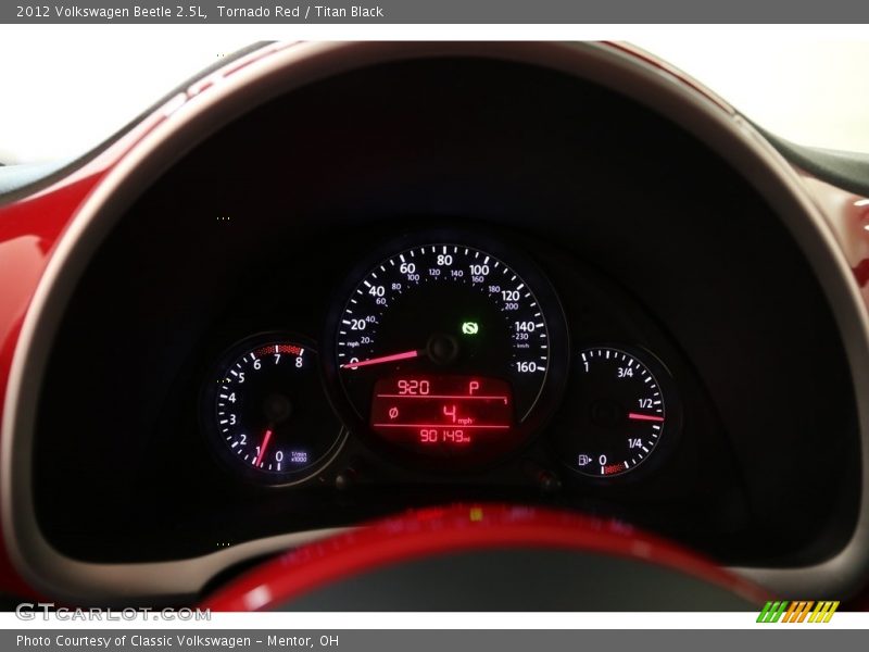 Tornado Red / Titan Black 2012 Volkswagen Beetle 2.5L
