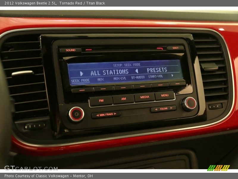 Tornado Red / Titan Black 2012 Volkswagen Beetle 2.5L