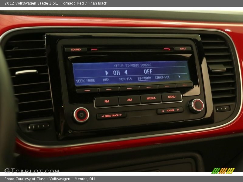 Tornado Red / Titan Black 2012 Volkswagen Beetle 2.5L