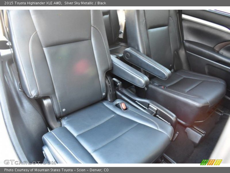 Silver Sky Metallic / Black 2015 Toyota Highlander XLE AWD