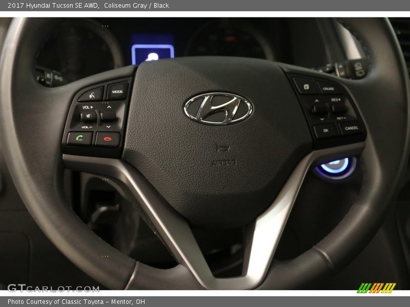 Coliseum Gray / Black 2017 Hyundai Tucson SE AWD