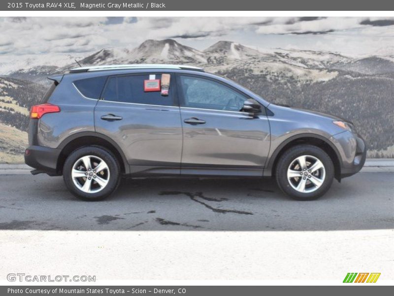 Magnetic Gray Metallic / Black 2015 Toyota RAV4 XLE