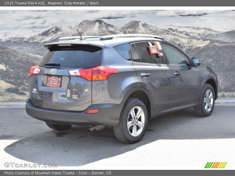 Magnetic Gray Metallic / Black 2015 Toyota RAV4 XLE