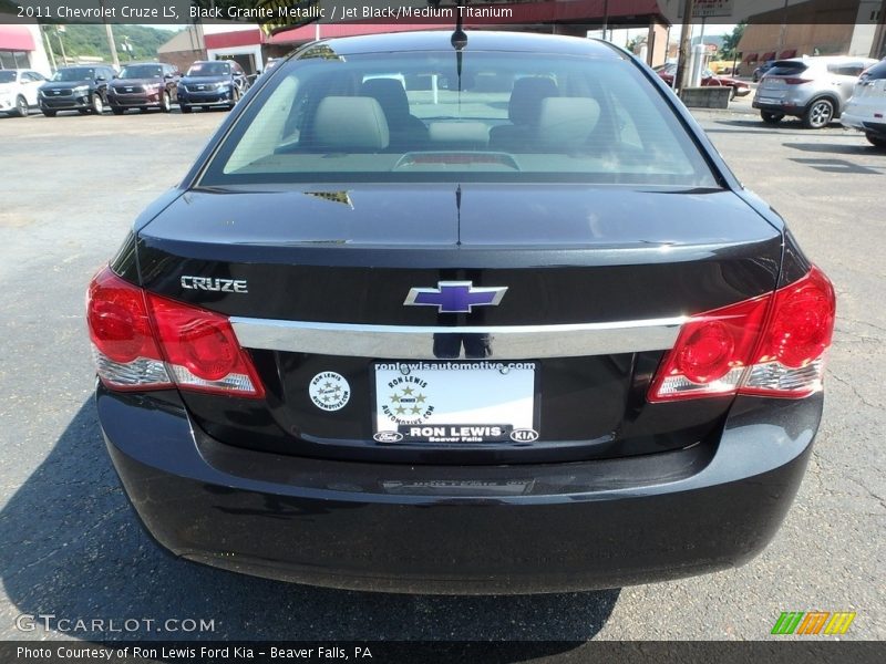 Black Granite Metallic / Jet Black/Medium Titanium 2011 Chevrolet Cruze LS