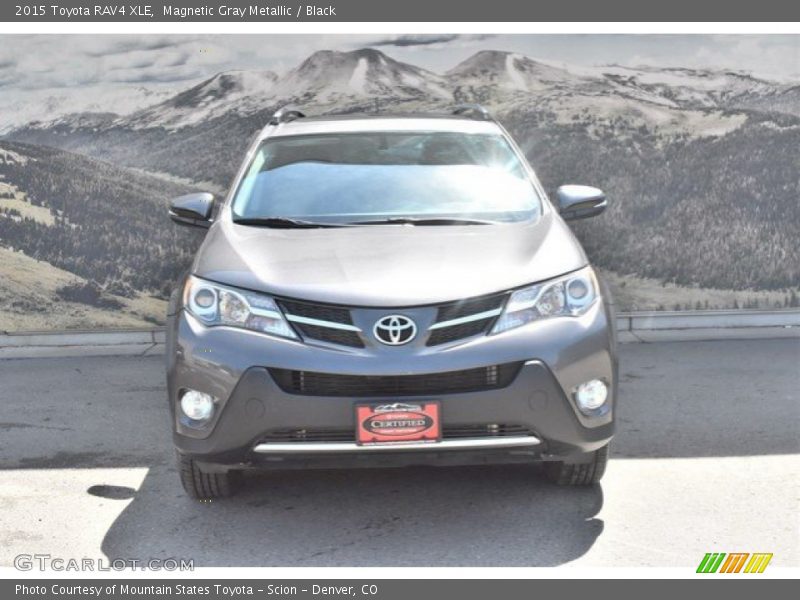 Magnetic Gray Metallic / Black 2015 Toyota RAV4 XLE