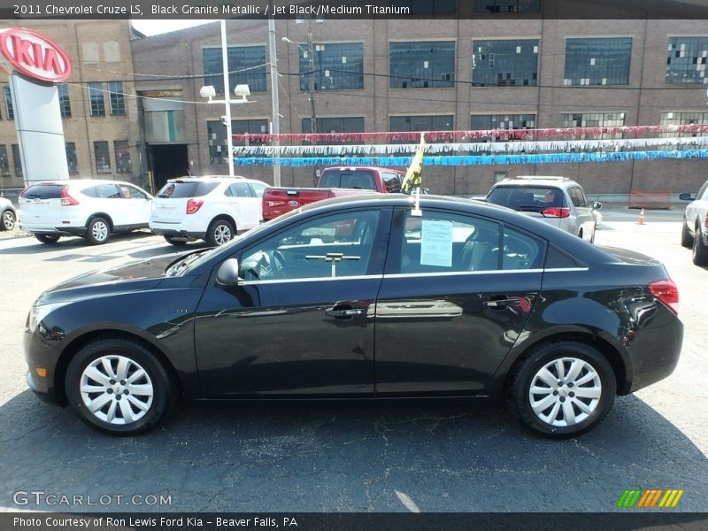 Black Granite Metallic / Jet Black/Medium Titanium 2011 Chevrolet Cruze LS