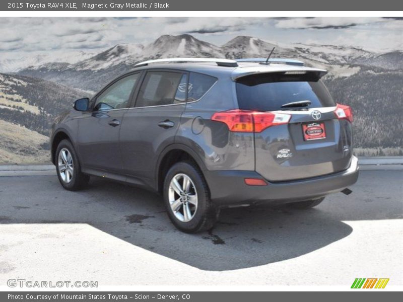 Magnetic Gray Metallic / Black 2015 Toyota RAV4 XLE