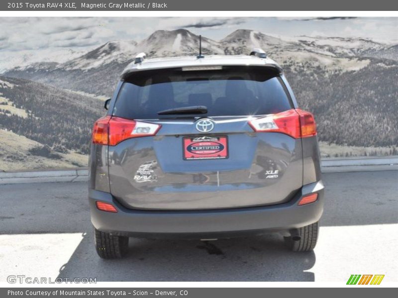 Magnetic Gray Metallic / Black 2015 Toyota RAV4 XLE