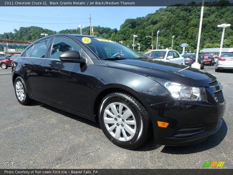 Black Granite Metallic / Jet Black/Medium Titanium 2011 Chevrolet Cruze LS