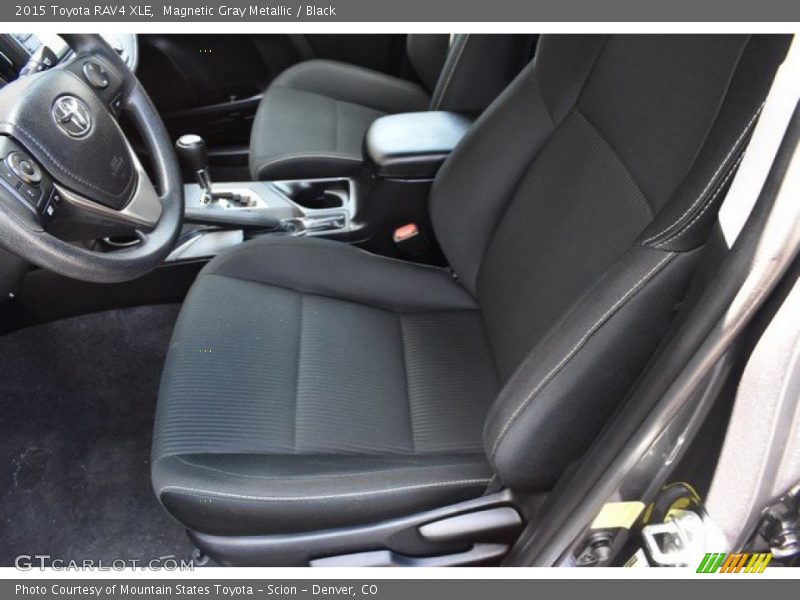 Magnetic Gray Metallic / Black 2015 Toyota RAV4 XLE