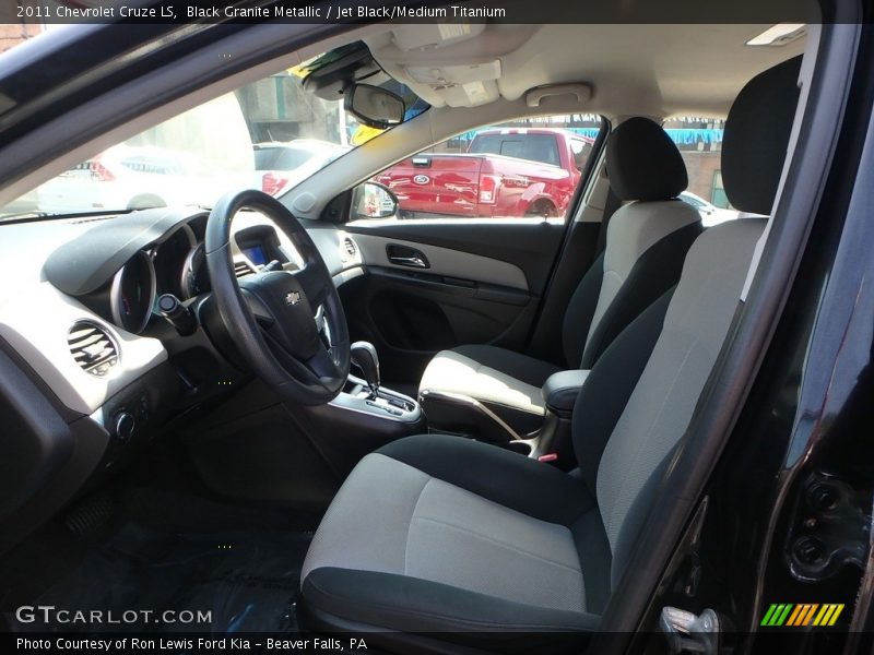 Black Granite Metallic / Jet Black/Medium Titanium 2011 Chevrolet Cruze LS