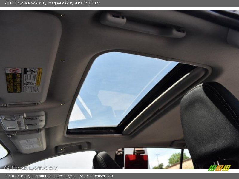 Magnetic Gray Metallic / Black 2015 Toyota RAV4 XLE