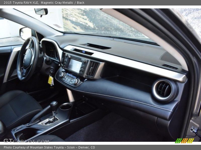 Magnetic Gray Metallic / Black 2015 Toyota RAV4 XLE