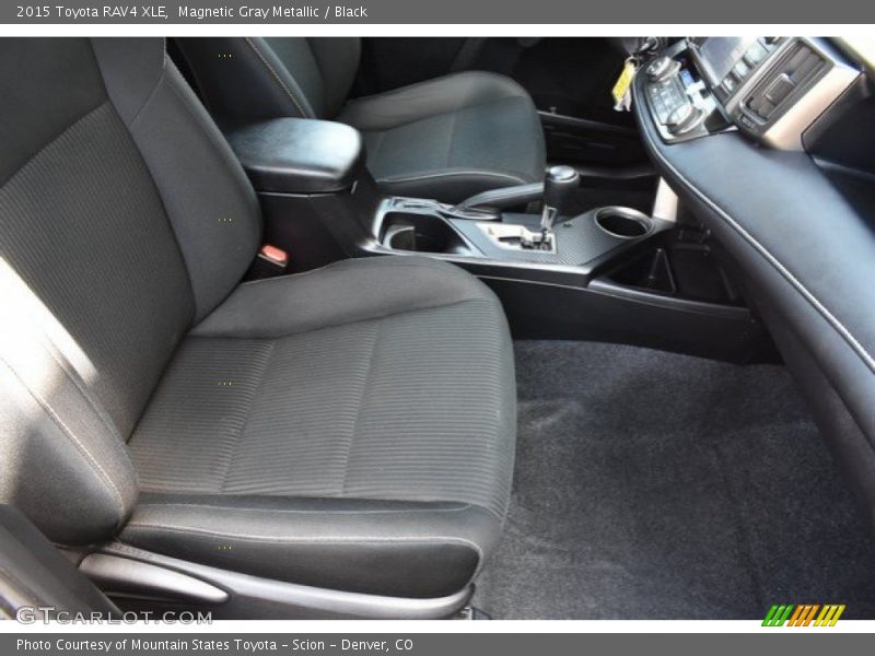 Magnetic Gray Metallic / Black 2015 Toyota RAV4 XLE