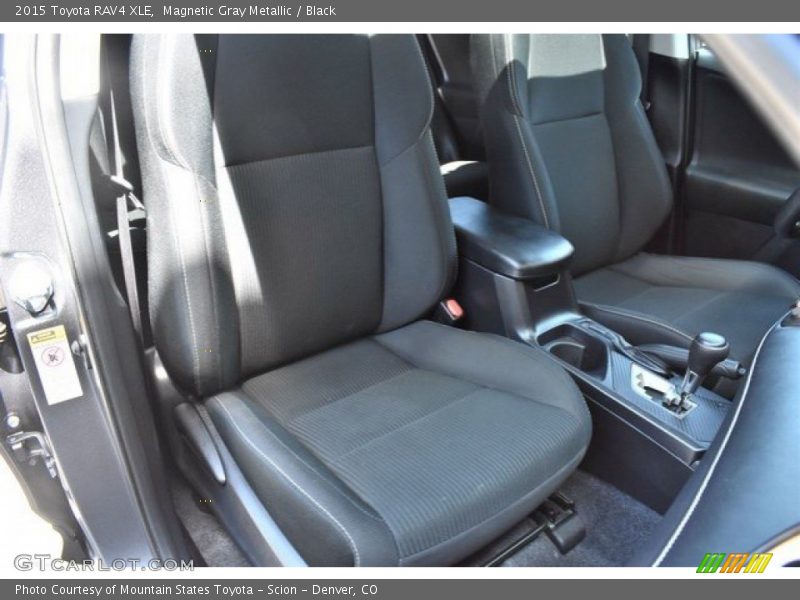 Magnetic Gray Metallic / Black 2015 Toyota RAV4 XLE