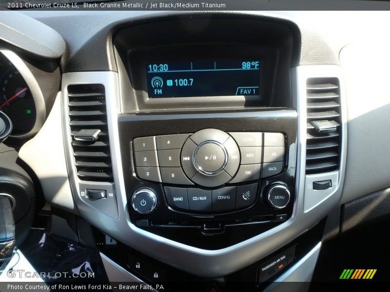 Black Granite Metallic / Jet Black/Medium Titanium 2011 Chevrolet Cruze LS