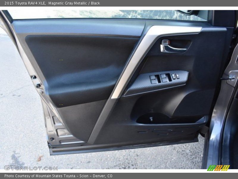 Magnetic Gray Metallic / Black 2015 Toyota RAV4 XLE