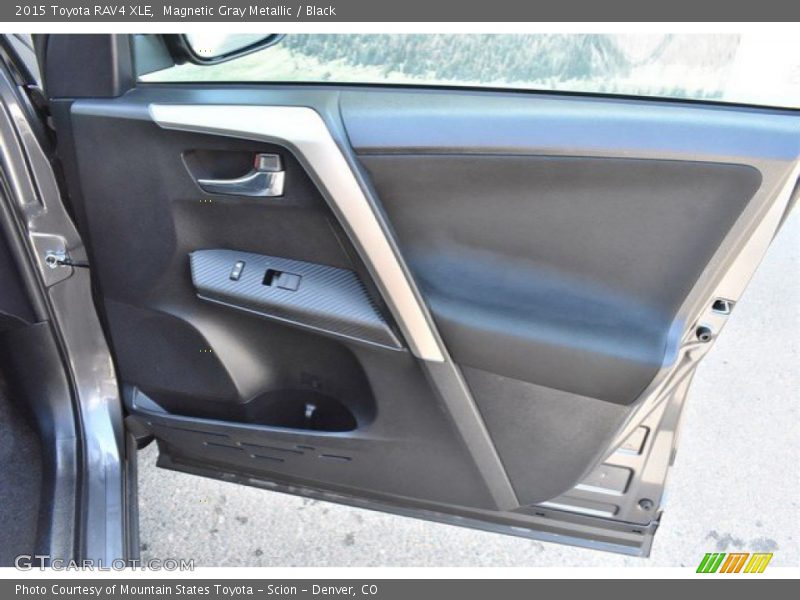 Magnetic Gray Metallic / Black 2015 Toyota RAV4 XLE