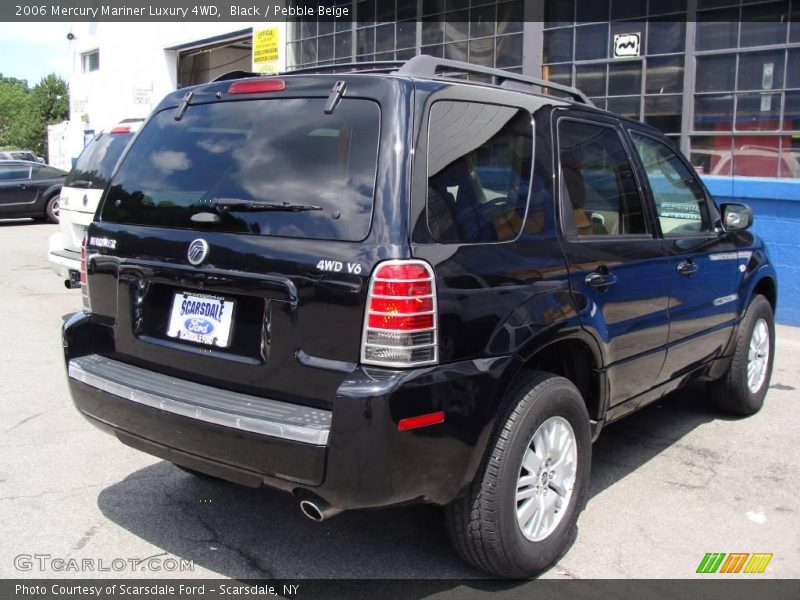 Black / Pebble Beige 2006 Mercury Mariner Luxury 4WD