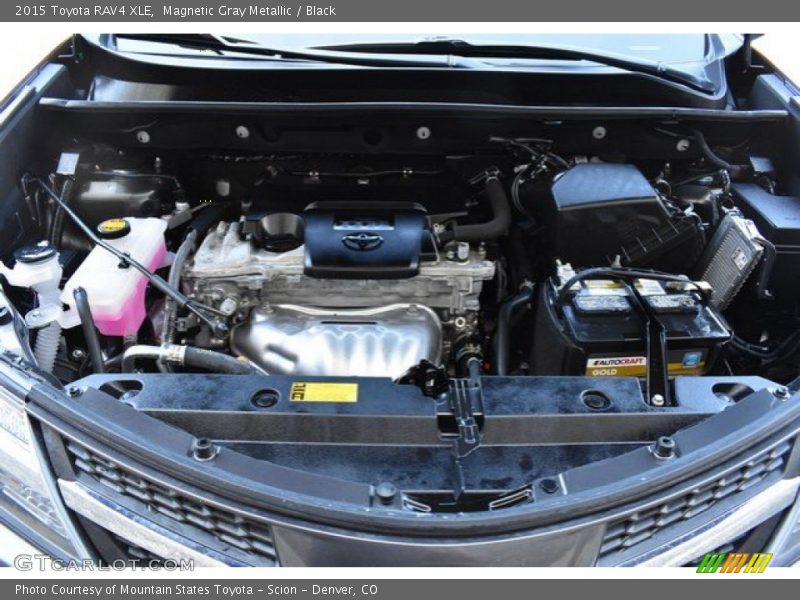 Magnetic Gray Metallic / Black 2015 Toyota RAV4 XLE