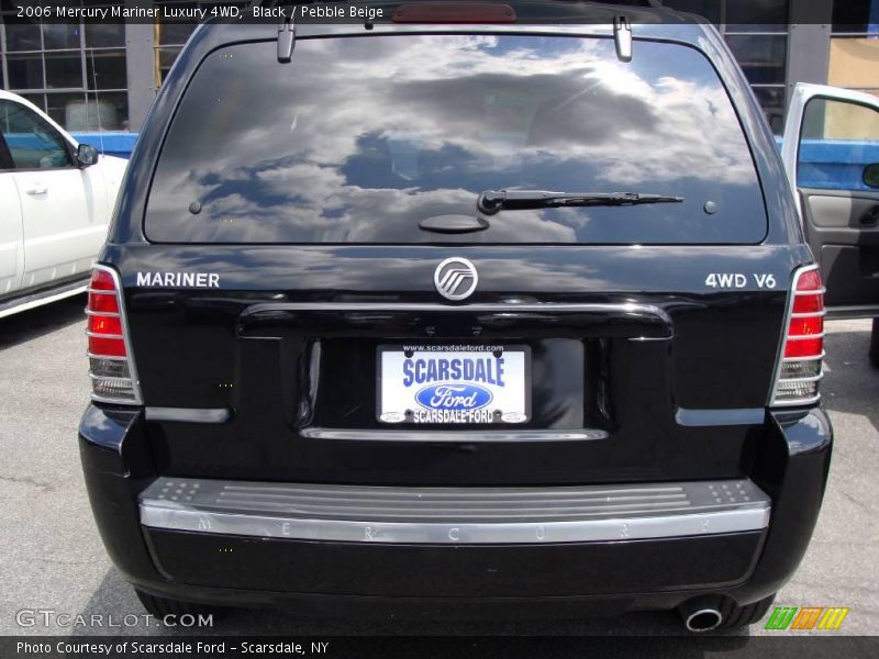 Black / Pebble Beige 2006 Mercury Mariner Luxury 4WD