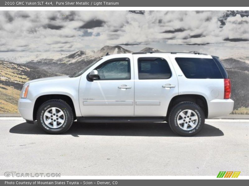 Pure Silver Metallic / Light Titanium 2010 GMC Yukon SLT 4x4
