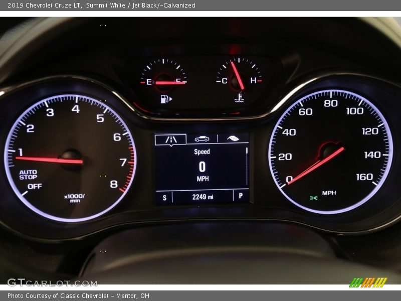 Summit White / Jet Black/­Galvanized 2019 Chevrolet Cruze LT