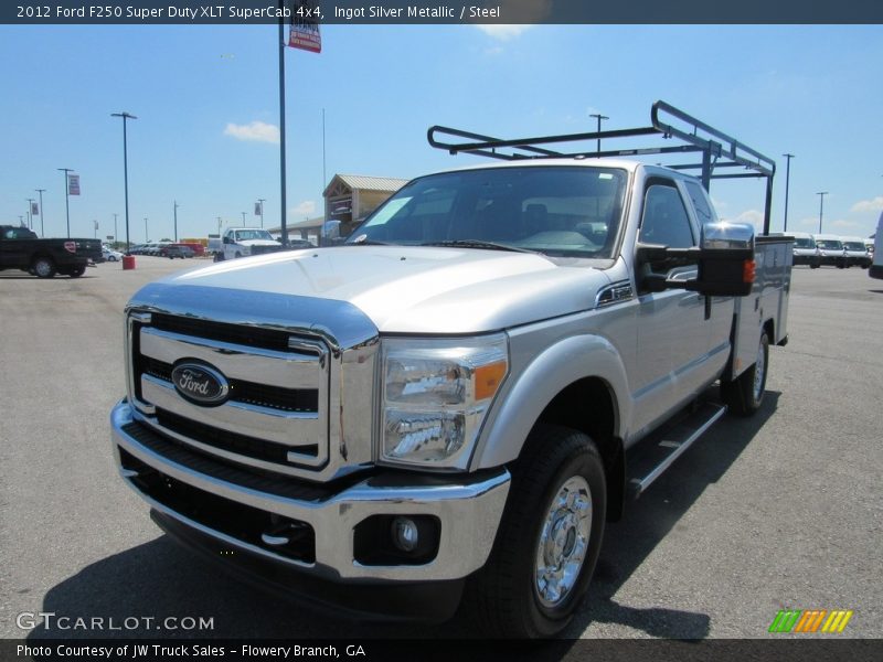 Ingot Silver Metallic / Steel 2012 Ford F250 Super Duty XLT SuperCab 4x4