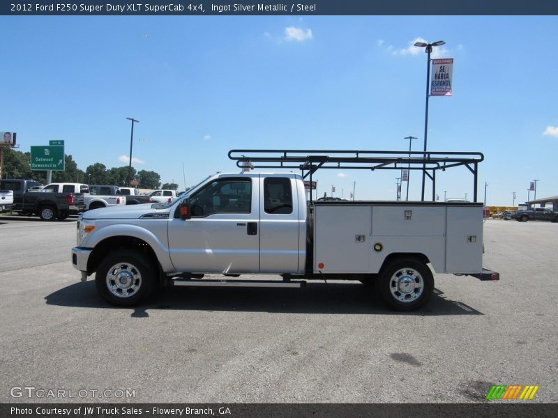 Ingot Silver Metallic / Steel 2012 Ford F250 Super Duty XLT SuperCab 4x4
