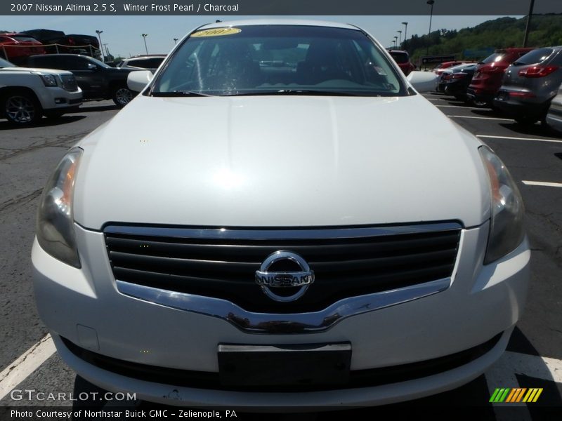 Winter Frost Pearl / Charcoal 2007 Nissan Altima 2.5 S