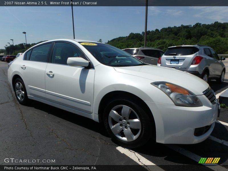 Winter Frost Pearl / Charcoal 2007 Nissan Altima 2.5 S