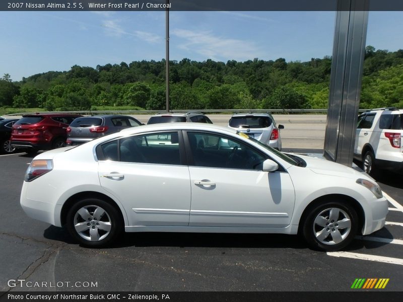 Winter Frost Pearl / Charcoal 2007 Nissan Altima 2.5 S