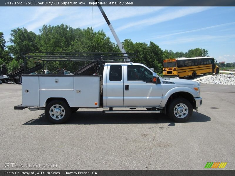 Ingot Silver Metallic / Steel 2012 Ford F250 Super Duty XLT SuperCab 4x4