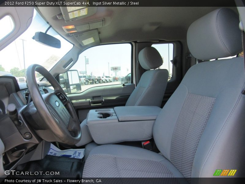 Ingot Silver Metallic / Steel 2012 Ford F250 Super Duty XLT SuperCab 4x4