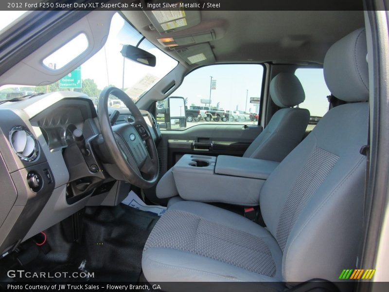 Ingot Silver Metallic / Steel 2012 Ford F250 Super Duty XLT SuperCab 4x4