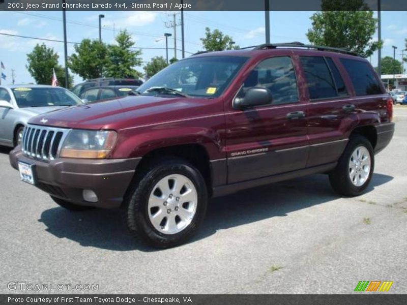 Sienna Pearl / Agate 2001 Jeep Grand Cherokee Laredo 4x4