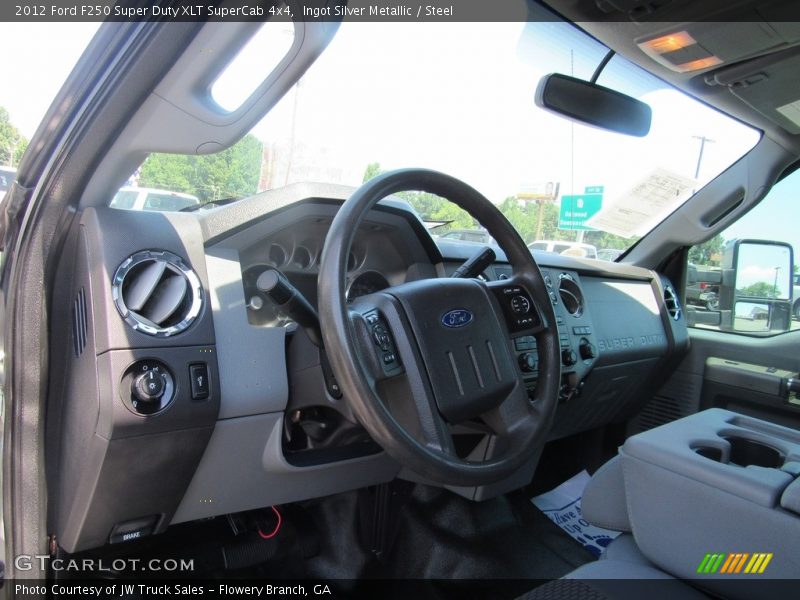 Ingot Silver Metallic / Steel 2012 Ford F250 Super Duty XLT SuperCab 4x4