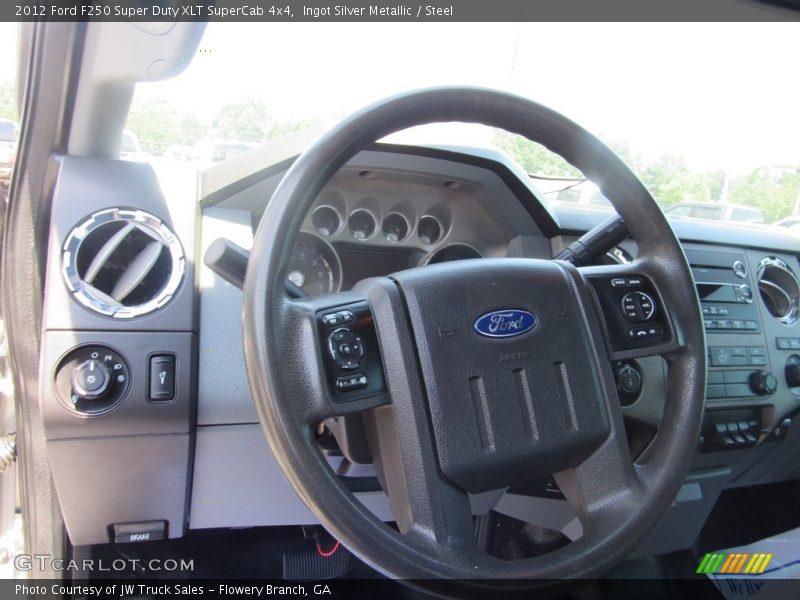 Ingot Silver Metallic / Steel 2012 Ford F250 Super Duty XLT SuperCab 4x4