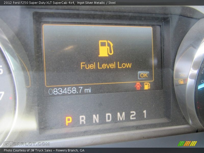 Ingot Silver Metallic / Steel 2012 Ford F250 Super Duty XLT SuperCab 4x4