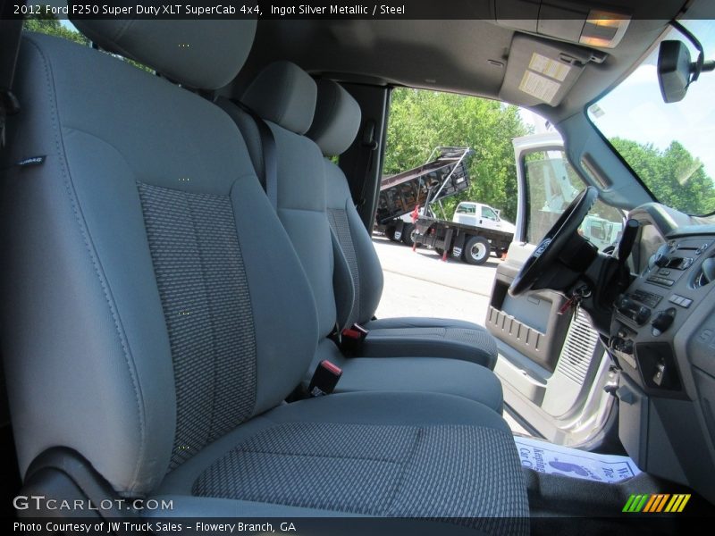 Ingot Silver Metallic / Steel 2012 Ford F250 Super Duty XLT SuperCab 4x4