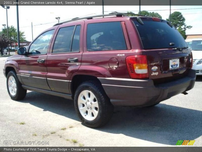 Sienna Pearl / Agate 2001 Jeep Grand Cherokee Laredo 4x4