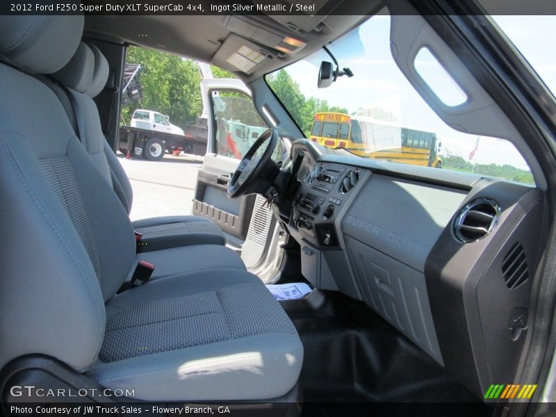 Ingot Silver Metallic / Steel 2012 Ford F250 Super Duty XLT SuperCab 4x4