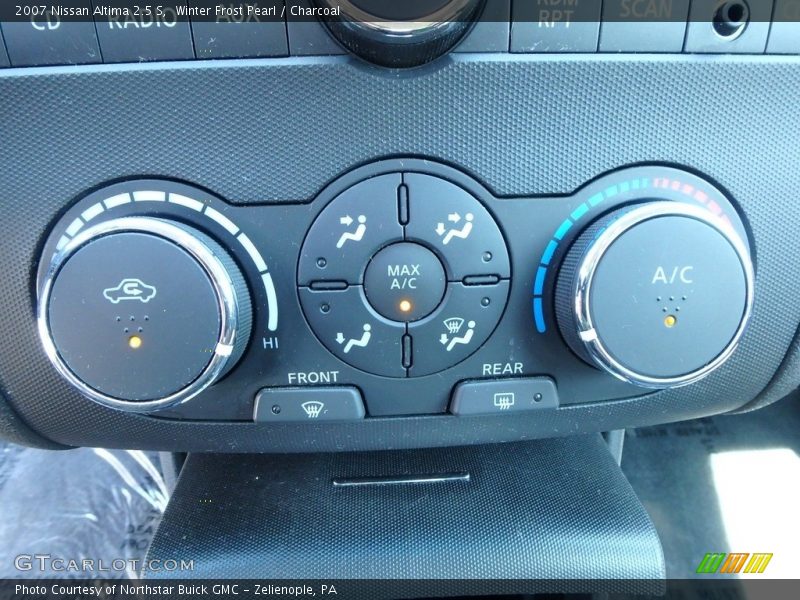 Winter Frost Pearl / Charcoal 2007 Nissan Altima 2.5 S