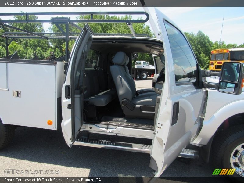 Ingot Silver Metallic / Steel 2012 Ford F250 Super Duty XLT SuperCab 4x4