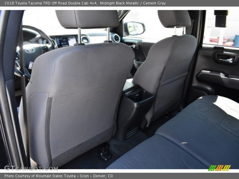 Midnight Black Metallic / Cement Gray 2018 Toyota Tacoma TRD Off Road Double Cab 4x4