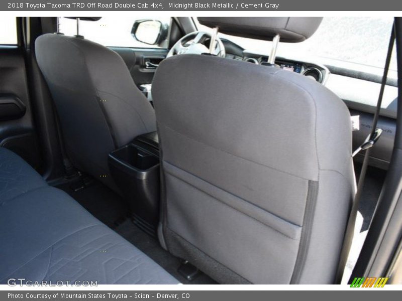 Midnight Black Metallic / Cement Gray 2018 Toyota Tacoma TRD Off Road Double Cab 4x4