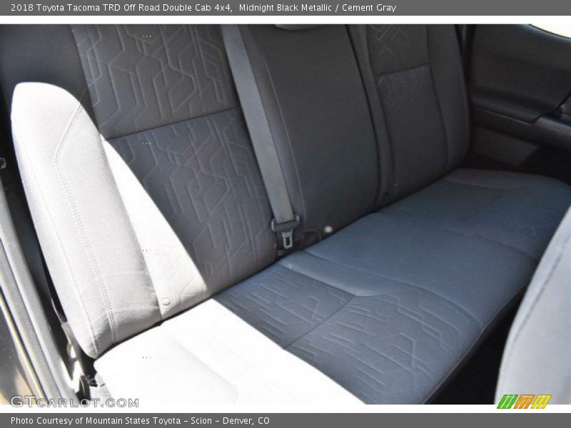 Midnight Black Metallic / Cement Gray 2018 Toyota Tacoma TRD Off Road Double Cab 4x4